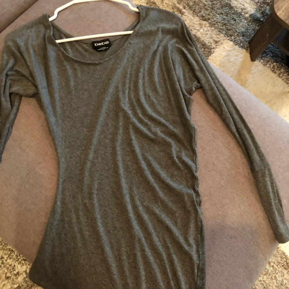 BEBE Asymmetrical off the shoulder top